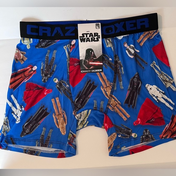 StarWars Men’s Boxers by Crazy Boxer Sz LRG (36-38) NWT - Picture 4 of 13